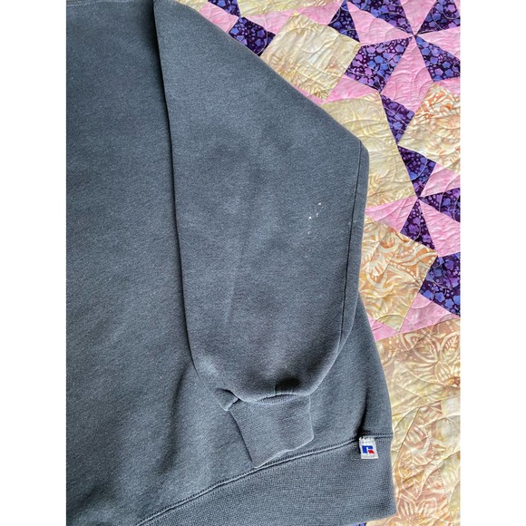 Vtg 90s Russel athletics pullover gun metal grey XL - Picture 6 of 7